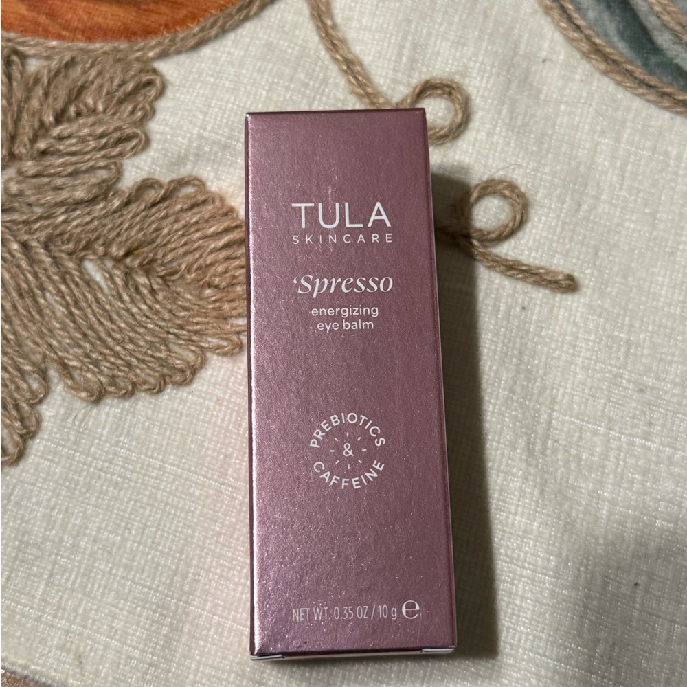 Tula Skincare Eye Balm in Pink Packaging